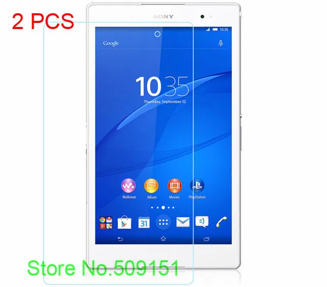 Закаленное стекло для Sony Xperia Z3 Tablet Compact 2 шт. защита экрана 9H Защитная пленка SGP611