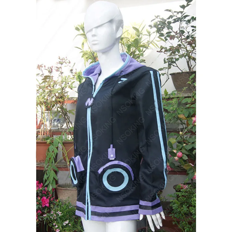 Anime Hyperdimension Neptunia Netune Purple Heart Cosplay Hoodie coat costume