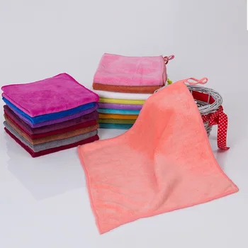 

18 Colors Soft Hand Towel 25x25cm Kitchen,Home Cleaning Towel For women Microfiber toallas towels serviette de bain Quick-Dry