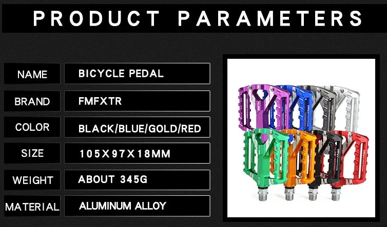 FMFXTR Utral герметичные велосипедные педали, CNC алюминиевый корпус, для MTB шоссейного велосипеда, 3 подшипника педали велосипеда