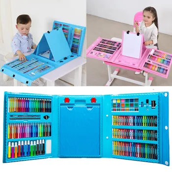 

Kids Colorful Crayons/Oil Painting Sticks/Markers/Colored Pencils/Watercolor Pigment DIY Painting Drawing Graffiti Tool Toy