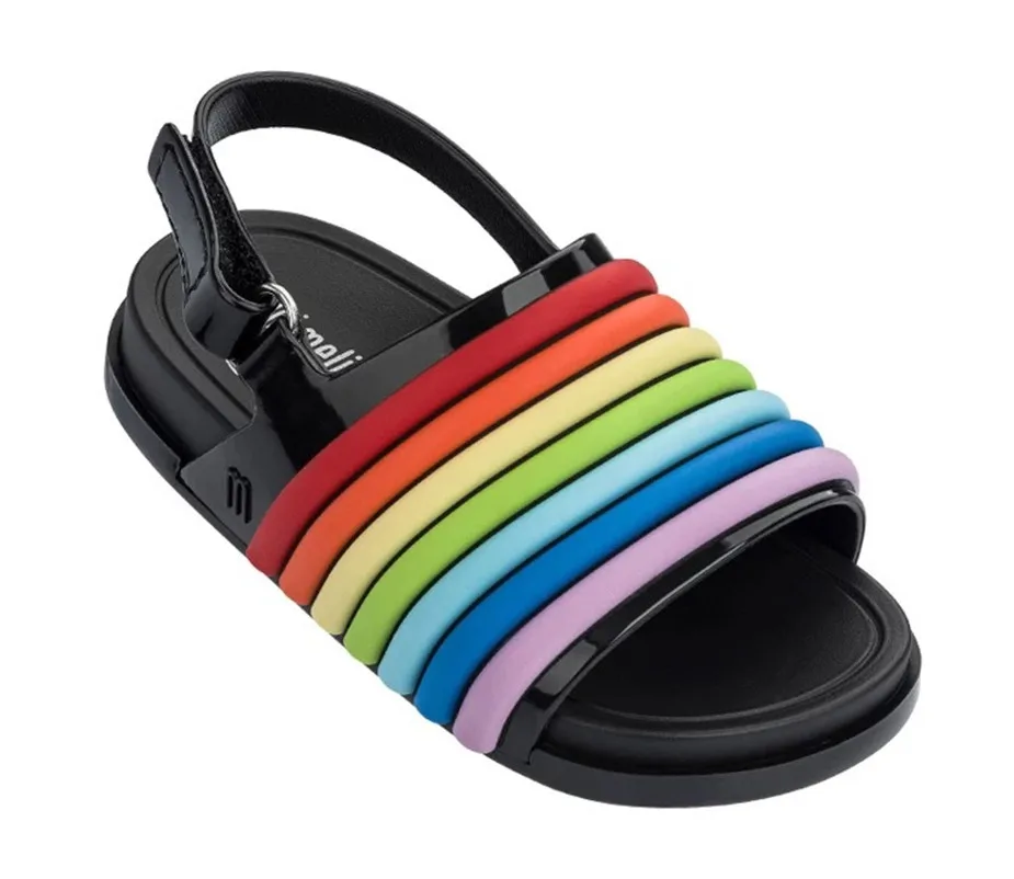 rainbow jelly shoes