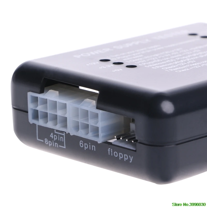 1 قطعة جديد أسود PC 20 24 دبوس ATX PSU SATA HD امدادات الطاقة فاحص