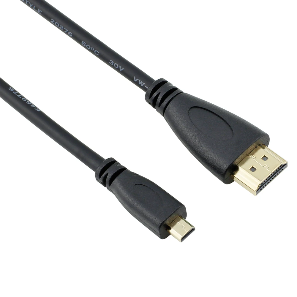 LNYUELEC 0 5 м 1 2 3 MICRO HDMI к кабель с Ethernet для сотовых телефонов win8 4k x 2k 3D PS3 XBOX|micro hdmi to|micro to