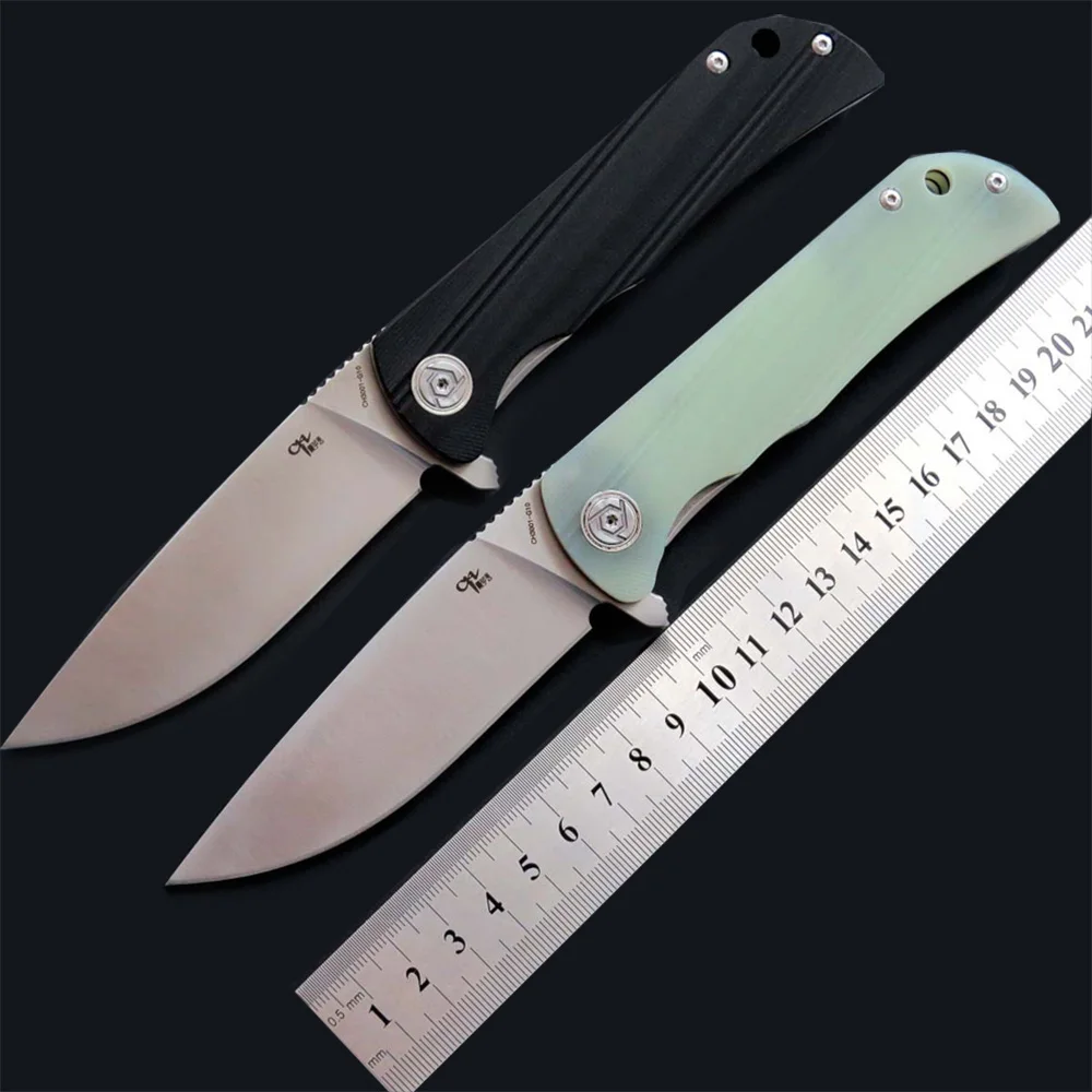 CH Hot SALE CH3001 D2 Blade G10 Handle Folding Knife Ball Bearing Camping Hunting Outdoor Collection Survival EDC Pocket Knife