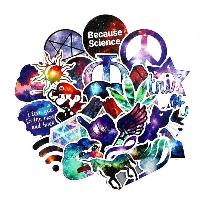 TD-ZW-28Pcs-Lot-Galaxy-Color-Waterproof-Sticker-For-Car-Laptop-Trunk-Skateboard-Guitar-Bicycle-Decal (1)
