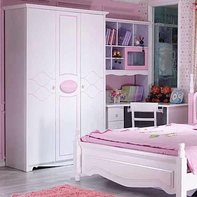 Korean countryside wardrobe closet three children teenagers white green