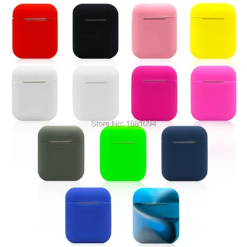 

SZAICHGSI Case Protective Silicone Cover Skin for Apple iPhone 7 8 Plus X 10 Airpods Bluetooth Earphone Case Accessories 500pcs