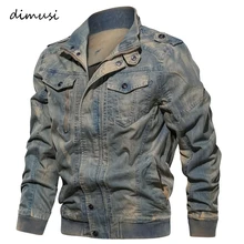 DIMUSI, весенне-осенняя мужская джинсовая куртка, модная рваная джинсовая куртка, Мужская джинсовая куртка, верхняя одежда, мужские ковбойские пальто, 6XL, YA778