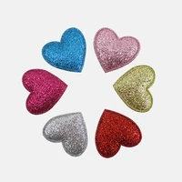 David accessories 35*30 мм блеск сердце интимные аксессуары 10 шт., материалы для ручных поделок, свадебный подарок обёрточная бумага, 10Y45815 - изображение