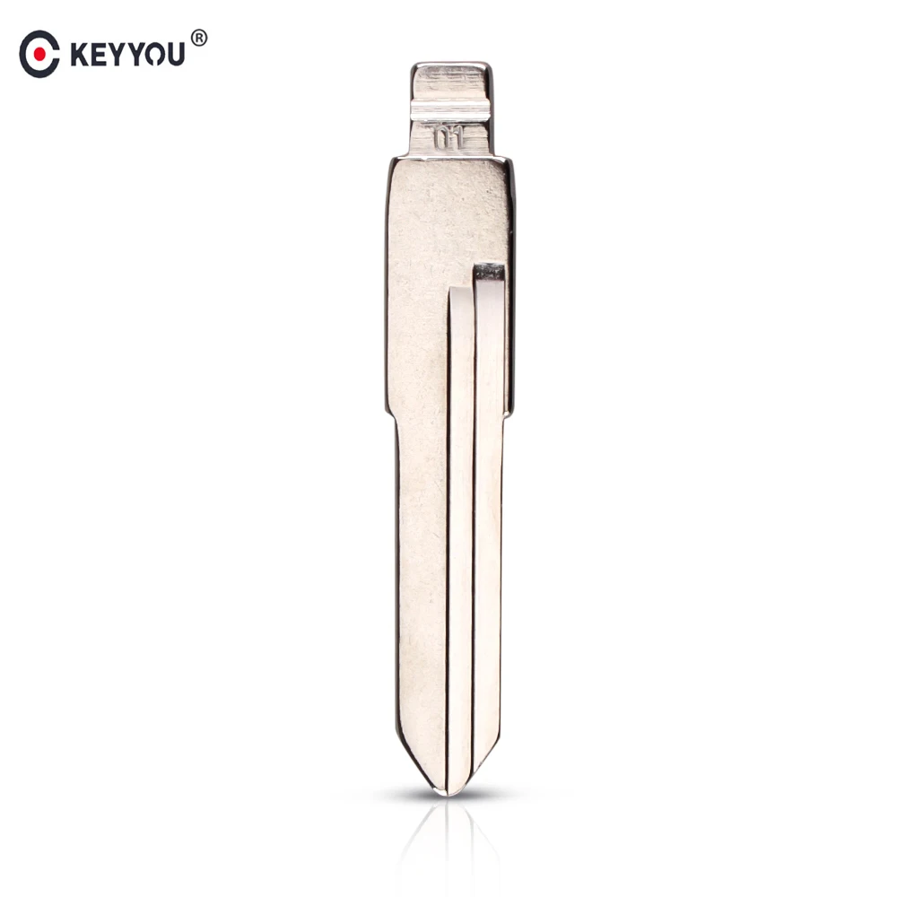 

KEYYOU #01 Replacement Car Key Blade For VW Volkswagen Golf Santana Jetta For Audi 100 HU49 Blank Key Uncut Blade Car-styling