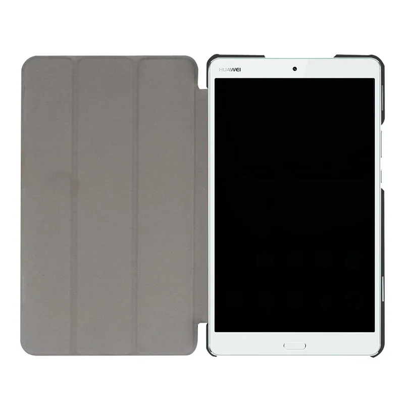 Роскошный чехол для huawei Mediapad M3 8 4 &quotскладываются в три раза из искусственной кожи