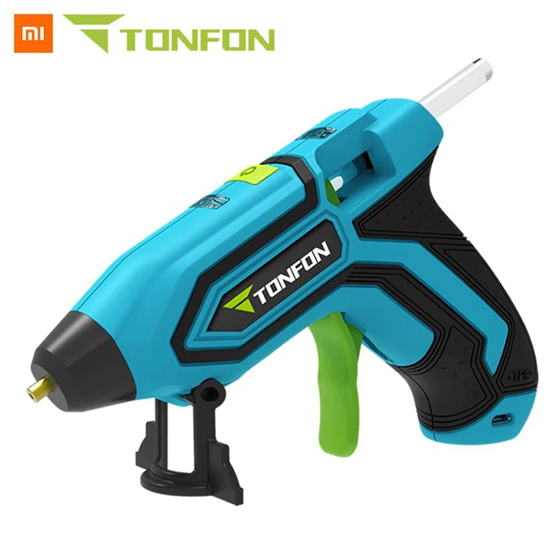 XIAOMI Tonfon ОРИГИНАЛ 3 6 в беспроводной горячий клей G u n USB Перезаряжаемый наборы с 10