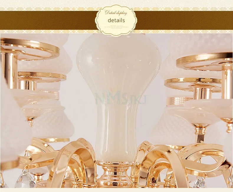 Современные светодиодный Золотая люстра огни Кристалл лампы для Гостиная потолочный светильник Подвесная лампа для дома Главная