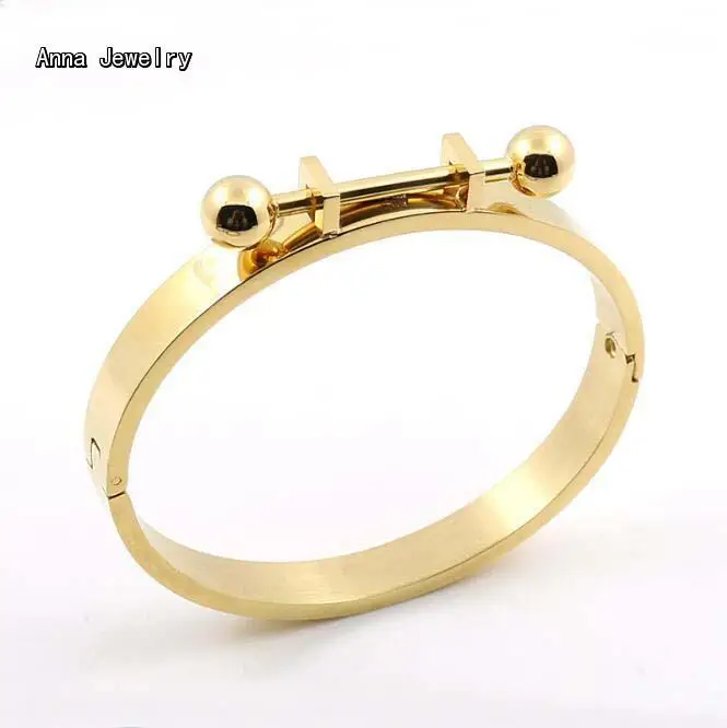 

Wholesale Vintage Double Beads Cuff Bracelet Bangle 316L Stainless Steel Material in 3 Gold Colors.Best Cuff Bracelet For Women