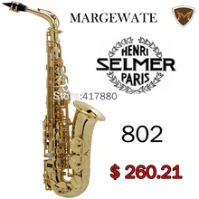 FAST SHIPPING Senior France Brand Henri Selmer Paris Alto Saxophone 802 e Musical Instrument Alto Sax Saxfone Electrophoresis
