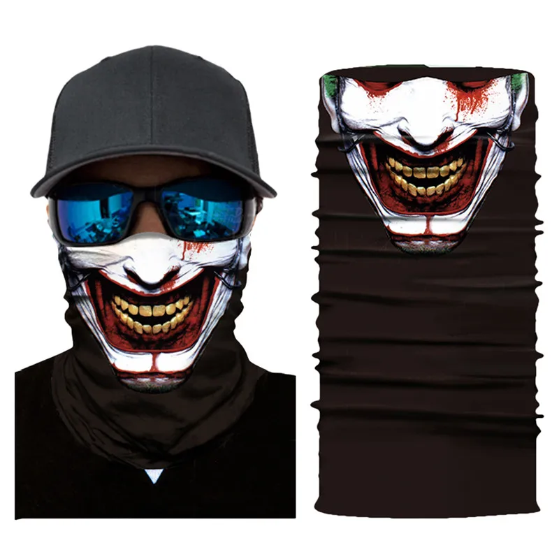 Велоспорт маска Хэллоуин Страшные камуфляж маску платок шею череп Лыжная Балаклава головная повязка маска для Открытый