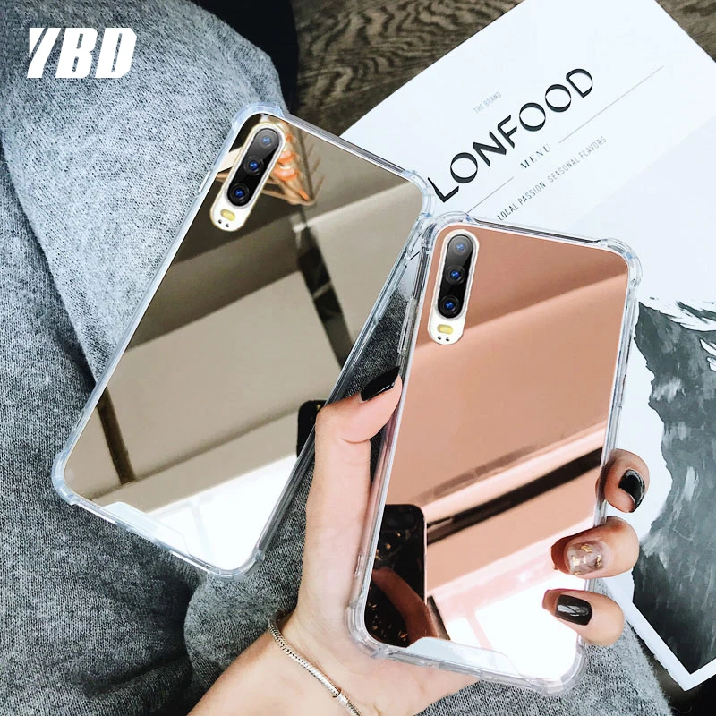 Жесткий зеркальный чехол YBD для Huawei P30 lite P Smart 2019 защитный Mate 10 Lite оболочка |