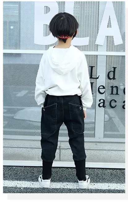 Зимние джинсы для маленьких мальчиков длинные флисовые утепленные штаны с эластичной резинкой на талии модные детские хлопковые брюки