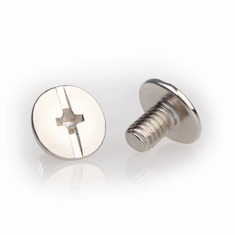 5-25pc/lot Coppe Plated 5-100mm Binding Chicago Scew Nail