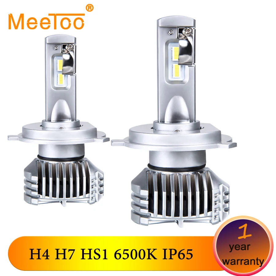 

Meetoo Newest P12/Motorcycle LED Headlight Bulb HS1/H4 Led lights for Motorcycle/6500K 70W H7 15000Lm 12V fog light for Motors