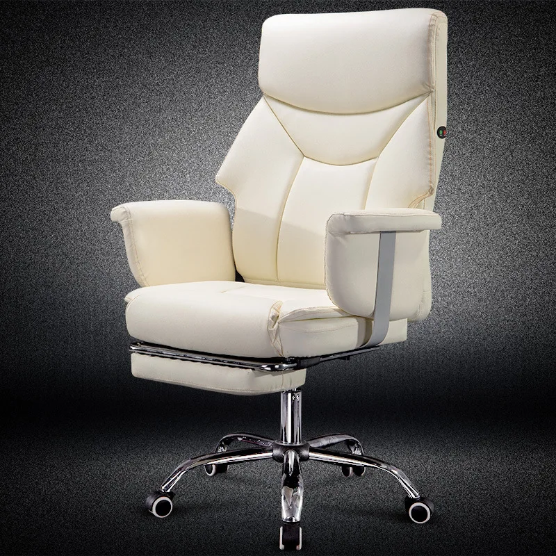 Лежащего офисные кресла удобные массажные поднял компьютерное кресло творчества Дизайн с подножкой бытовой PU мягкий стул