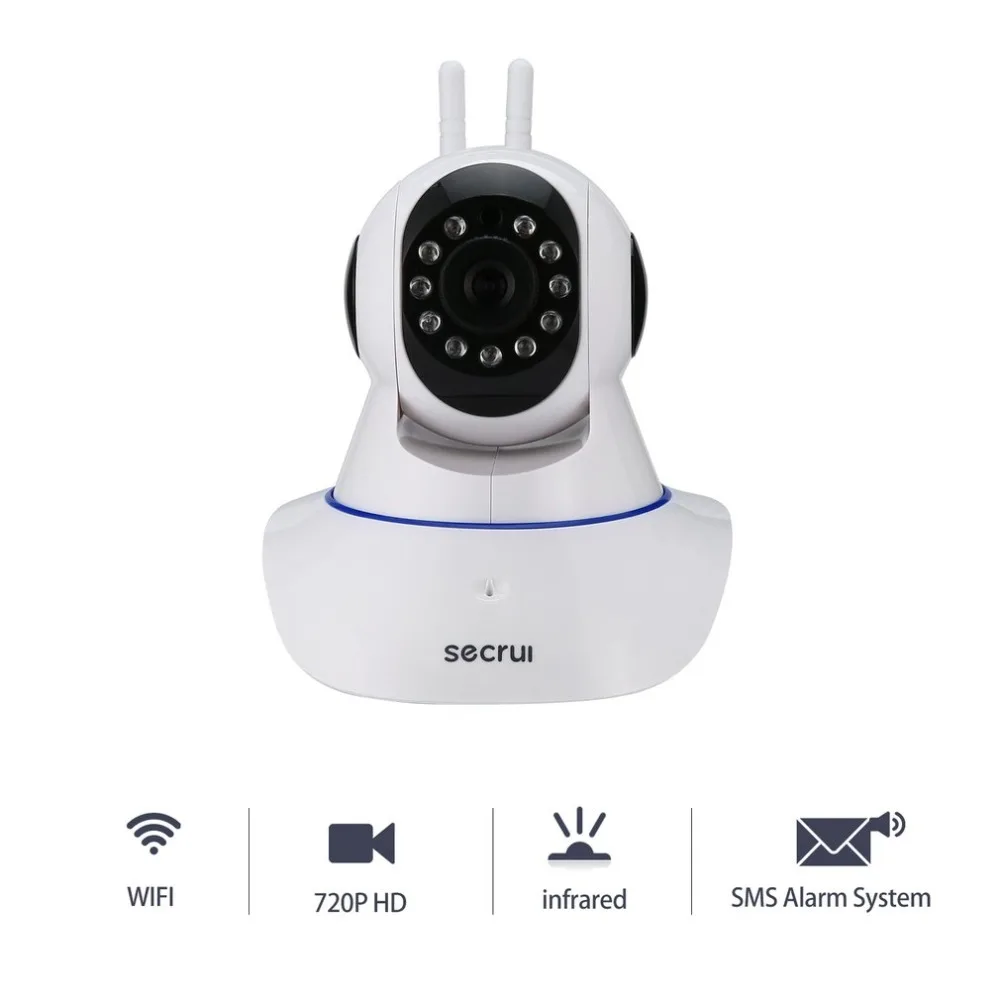 

Wireless Network Camera 720P HD WiFi IP Camera Webcam Home Security Camera Surveillance PnP P2P APP Pan Tilt IR Cut