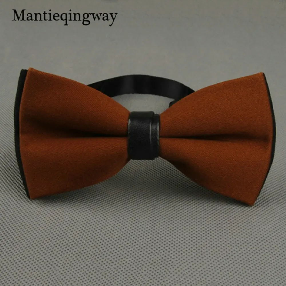 Mantieqingway мужской хлопчатобумажный галстук-бабочка смокинг Gravatas бизнес воротник галстуки-бабочки для мужчин Детские костюмы с бабочкой для свадьбы обтягивающие Vestidos галстук - Цвет: Yellow