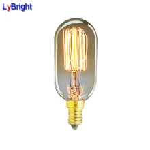 D45MM* h112mm E14 T45 40 Вт 110 В/220 В Винтаж лампы накаливания E14 Ретро EDISON ЛАМПЫ AC 220 В для Гостиная