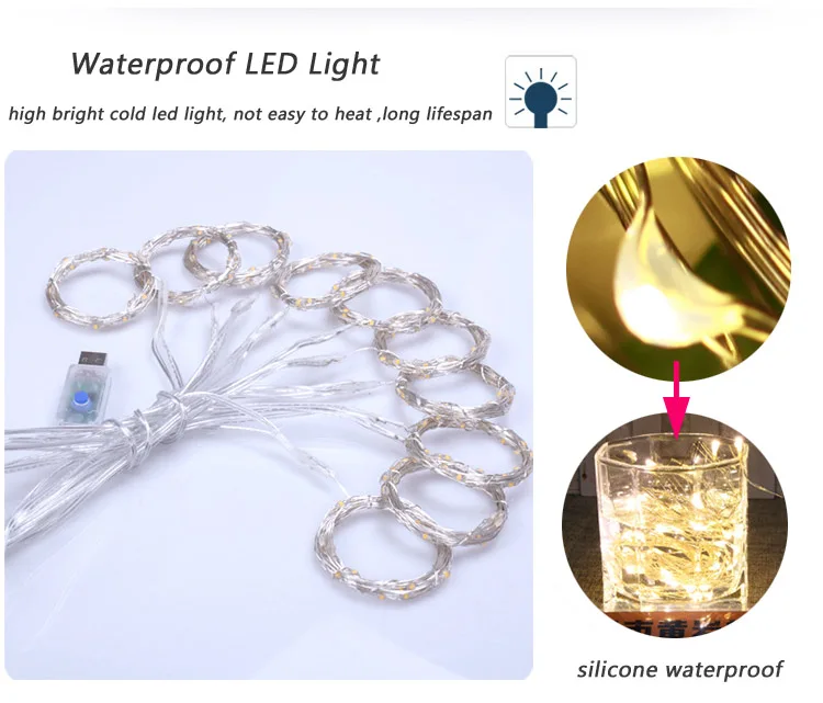Led string net light for curtain decor (6)