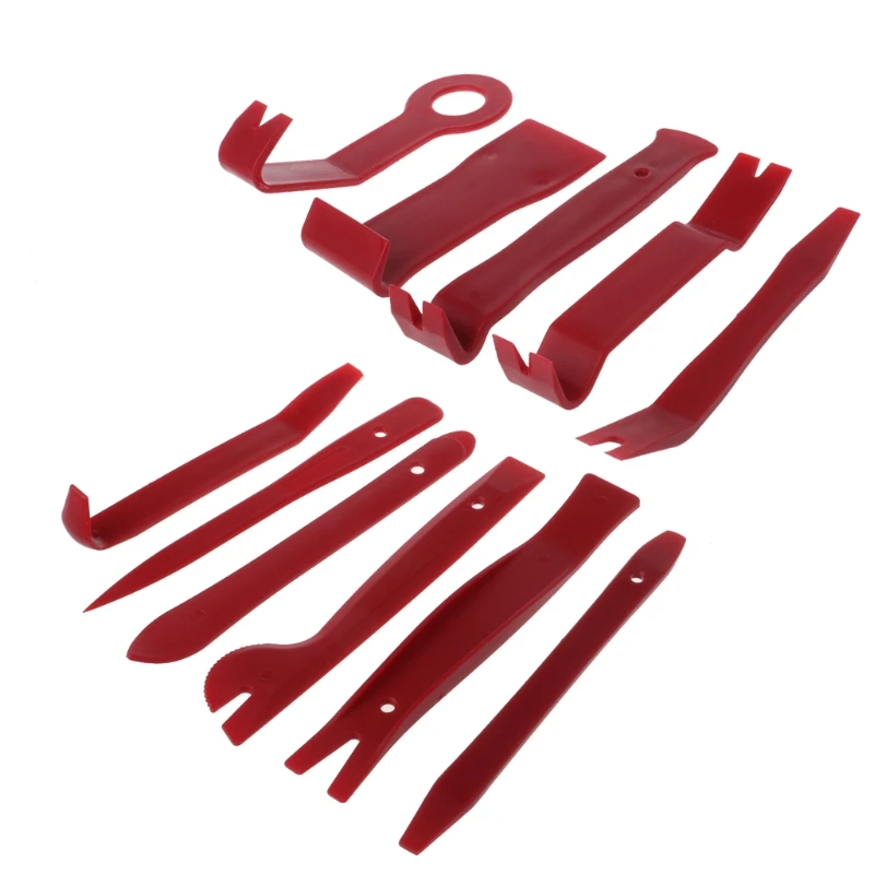 

Drop Ship 11Pcs Auto Universal Trim Removal Tool Car Dash Radio Door Clip Panel Trim Kit