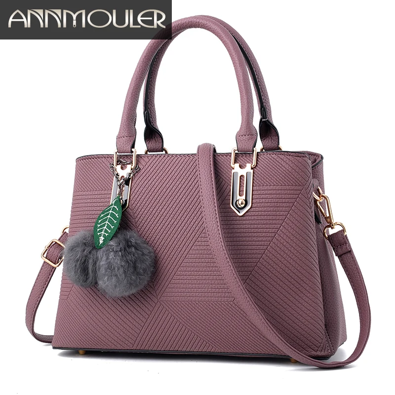 

Annmouler Luxurious Brand Bags Pu Leather Women Handbags High Quality Tote Bag Fashion Office Lady Shoulder Crossbody Bags