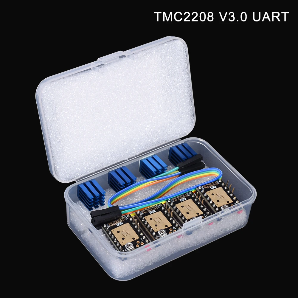Шаговый двигатель BIQU BIGTREETECH TMC2208 V3.0 UART MKS бесшумный драйвер StepStick Vs TMC2100 для платы
