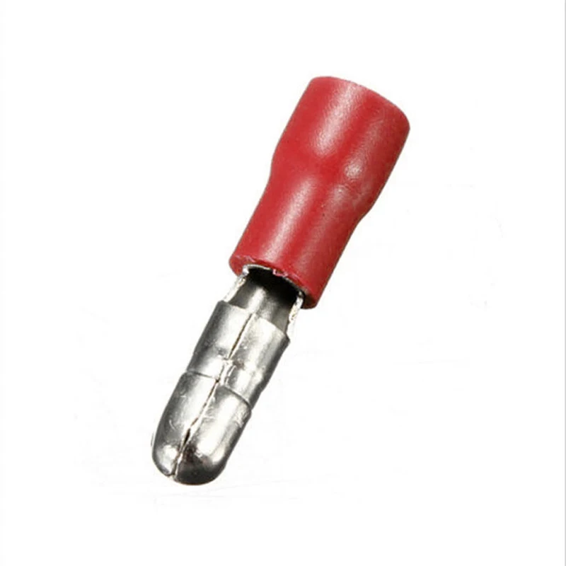 

100pcs Red Male & Female Insulated Bullet Connector Terminals 22-16AWG Wire Set - L057 New hot