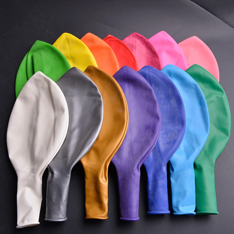 100pcs Blow Up 36 Inches Round Latex Balloon High Quality 35g Per Piece Colorful Ball Helium Inflable Big Latex Balloons