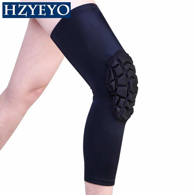 

1 Pcs Basketball Sports Safety Knee Support Football Volleyball kneepad long Breathable roller skating popular brands knee