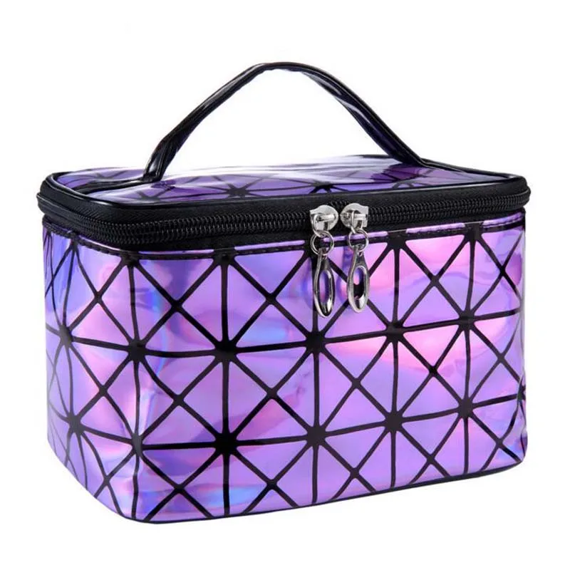 

Cosmetic bag PU leather waterproof wash bags women make up box functional packing cubes hand bags travel bags fashion girls bags