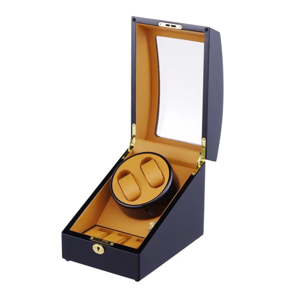 

High Quality 2+3 Automatic Watch Winder Mabuchi Slient Motor Box Watches Mechanism Cases Storage Display Watches