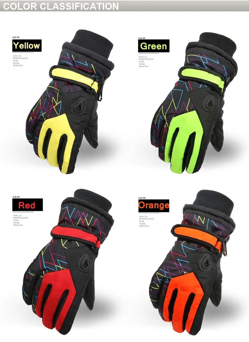 WEST BIKING Детские плотные теплые флисовые прочные Luva Guantes спортивные походные Guantes Ciclismo детские зимние велосипедные перчатки