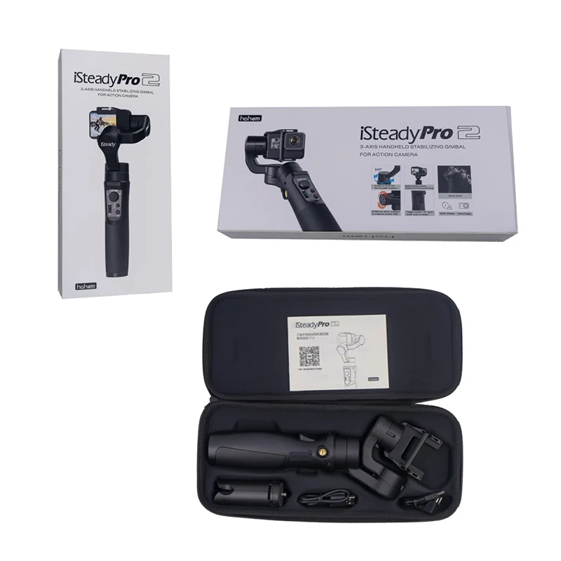 Ручной Стабилизатор Hohem iSteady Pro 2 3 оси защита от брызг для спортивных экшн камер Gopro