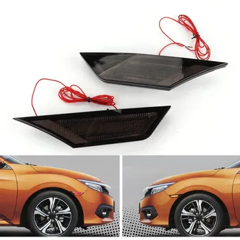 

TAIHONGYU Pair JDM Version Smoked Lens Full LED Side Marker Light Fit For Honda Civic 2016-2018 10th