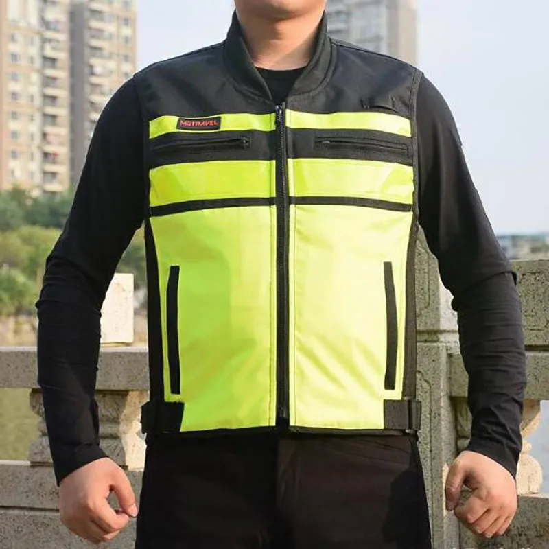 MOTRAVEL Motorcycle Reflective Vest Road Protector Motocross Body