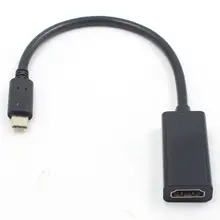 USB C к HDMI адаптер 4K 60Hz Тип C 3,1 Мужской к HDMI Женский кабель адаптер конвертер для нового MacBook