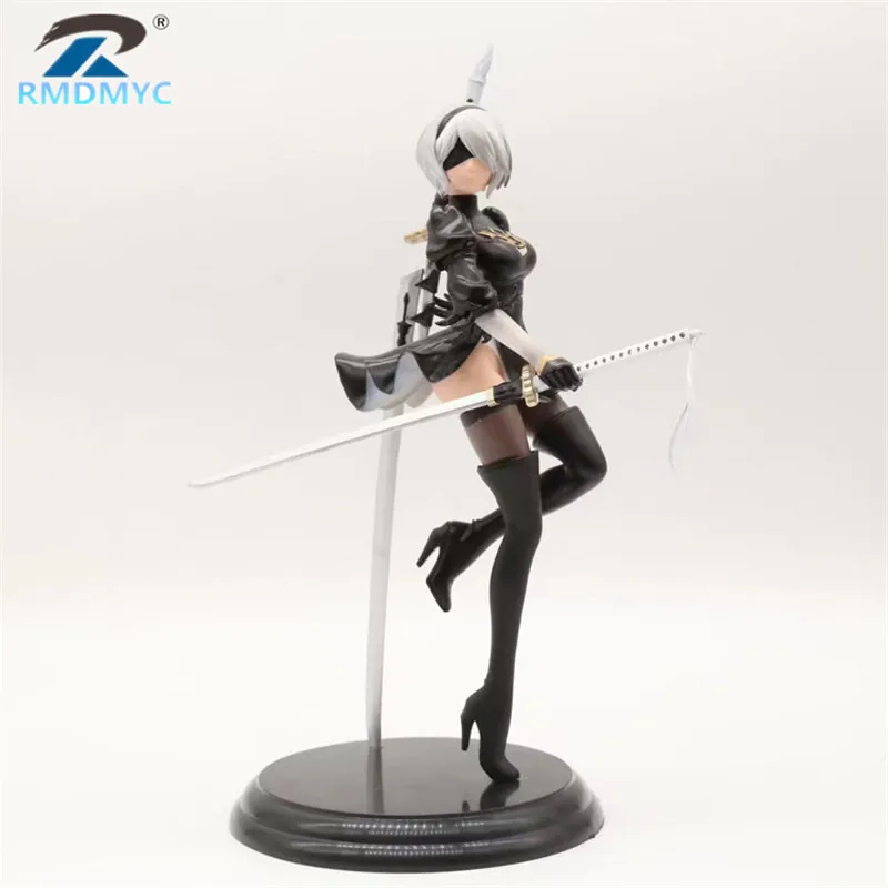 

2018 HOT PS4 Game anime figure NieR Automata YoRHa No. 2 Type B 2B Cartoon Toy Action Figure Collection Model Doll Gifts