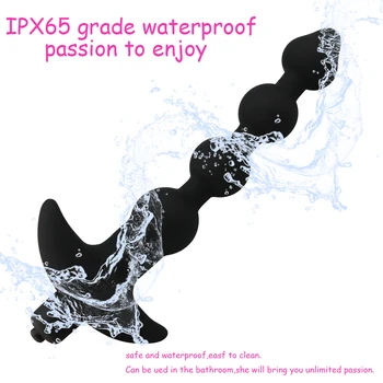 Vibrating Butt Plug Anal Sex Toys for Women Men Dildo Soft Liquid Silicone Anal Vibrator Medical Grade Anal Trainer Adult Toys 5