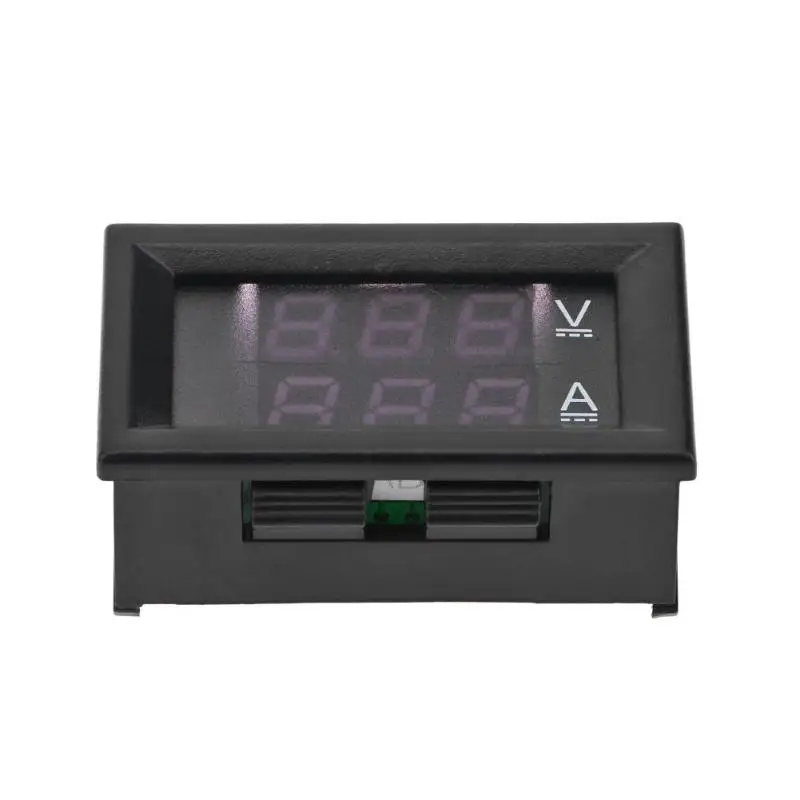Mini Digital Voltmeter Ammeter DC 100V 10A Panel Amp Volt