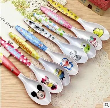 

30 Pcs Cartoon Melody Mickey Minnie Kitchen Children Girl Melanmine Spoon
