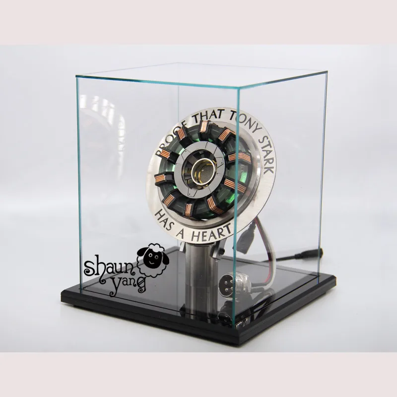

Cool ! 1:1 scale Iron Man Arc Reactor the second generation of glowing iron man heart model with LED Light Action Figure Toy
