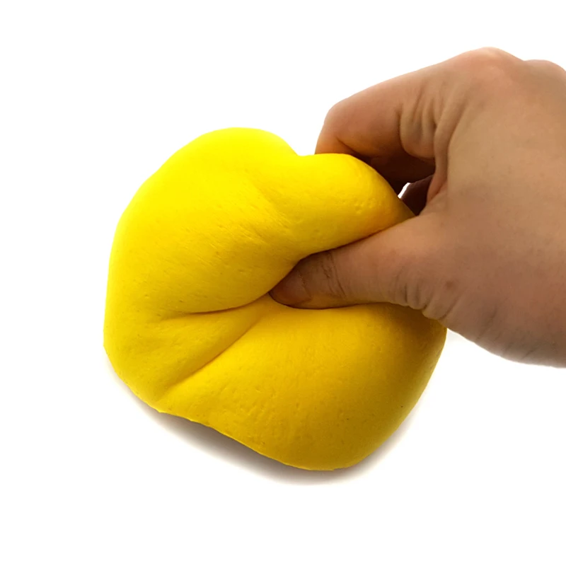 Kawaii Jumbo Squishy Pink Yellow Lemon Super Squishy Slow Rising Fruit Charms Squeeze Toys Phone Strap