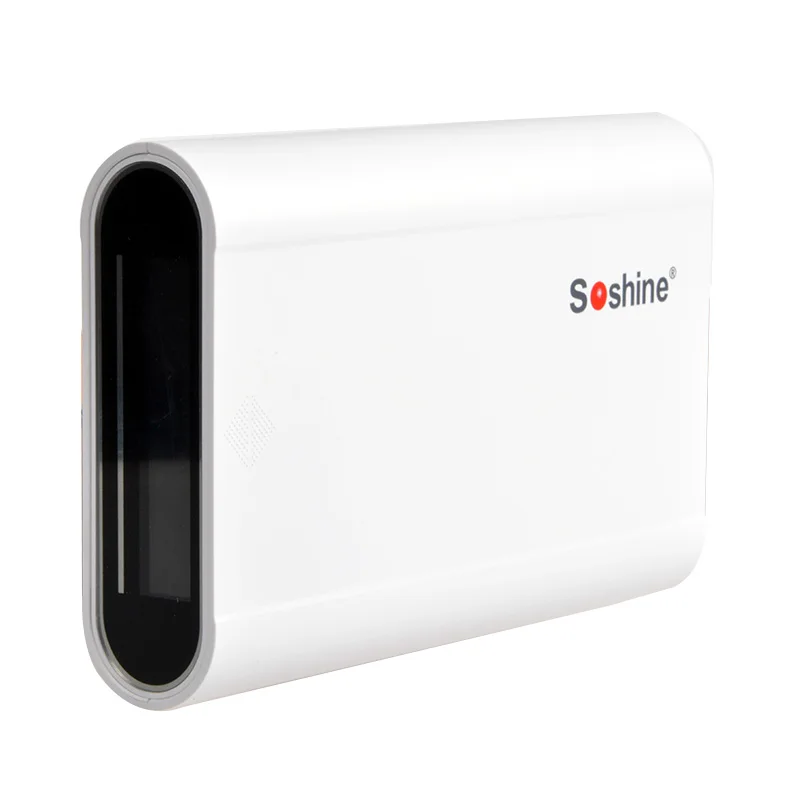 

Soshine E3 lcd 18650 charger 18650 battery power bank dual usb output with usb charging cable White